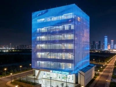 SHLED erleuchtet Äthiopien: 1170㎡ Transparenter LED-Netzbildschirm für den Au...