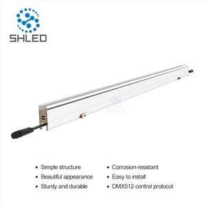 Anschließbares neues lineares LED-Fassadenlicht aus Aluminium